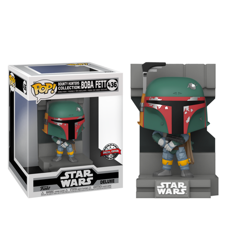 POP! Starwars Deluxe: Bounty Hunters Collection - Boba Fett (Special Edition) # 436