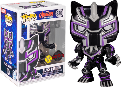 POP! Avengers Merch Strike - Black Panther (Glows In The Dark) (Special Edition) #830