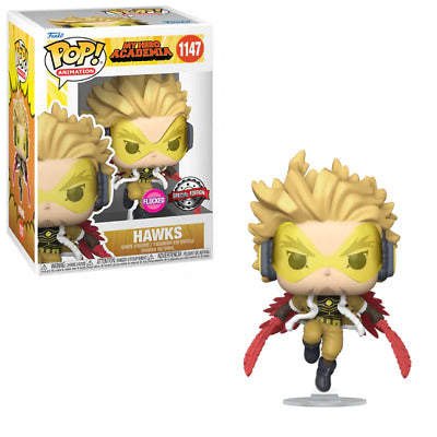 POP! Animation: My Hero Academia - Hawks (Flocked) (Special Edition) #1147