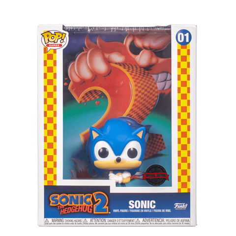 POP! Games Album Cover: Sonic The Hedgehog 2 - Sonic (Special Edition) #01