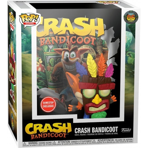 POP! Game Cover: Crash Bandicoot with Aku Mask (Special Edition) # 06