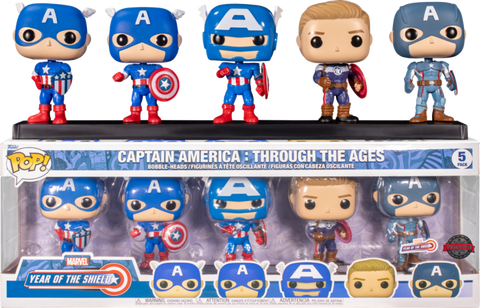 Captain America Through The Ages (5-Pack)